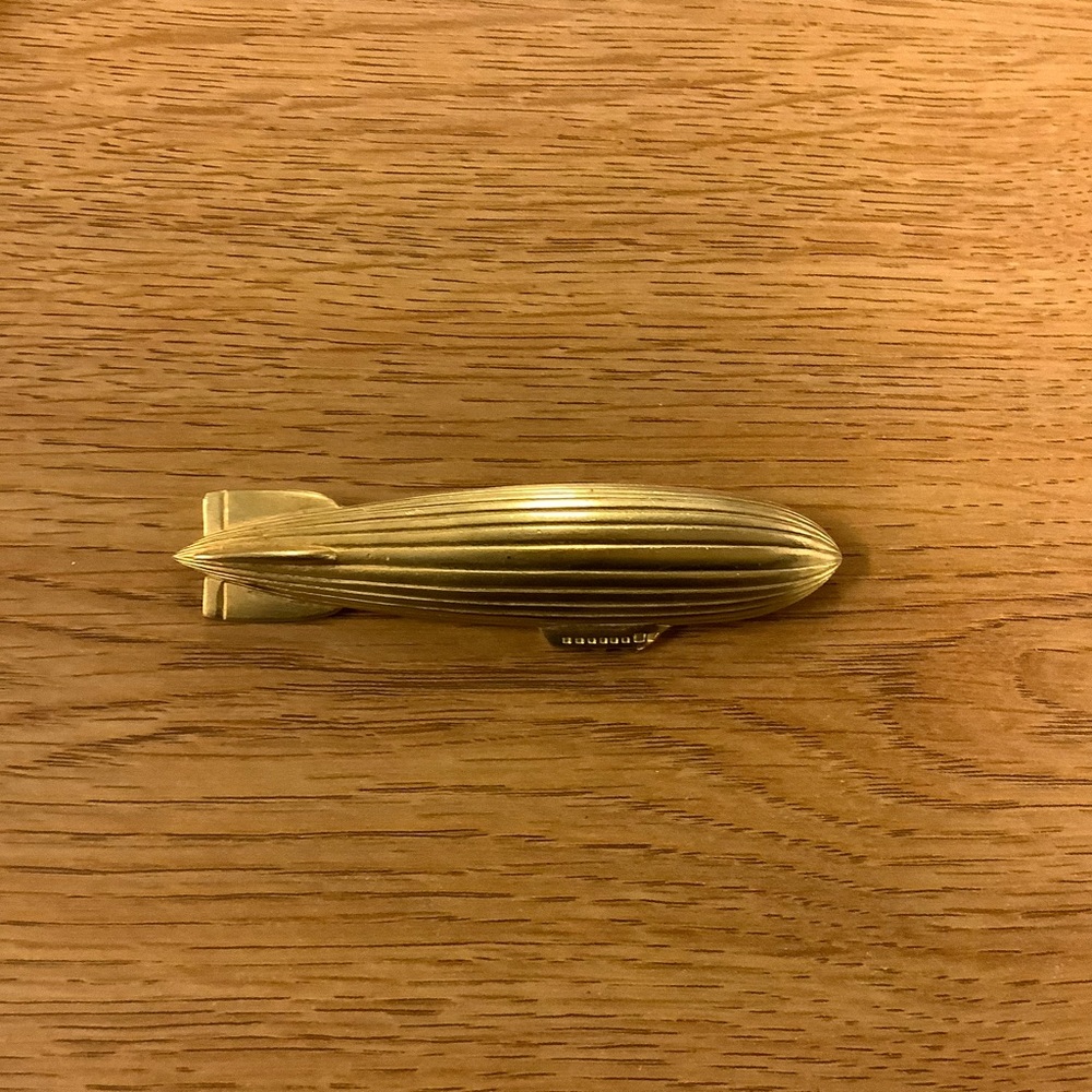 JJ blimp brooche